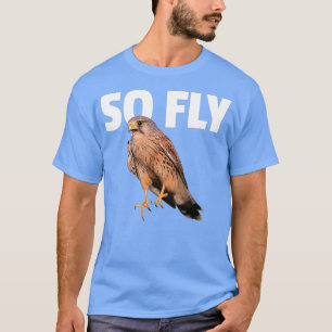 Kestrel Falcon Bird Fågelskådning Gift så Fly T Shirt