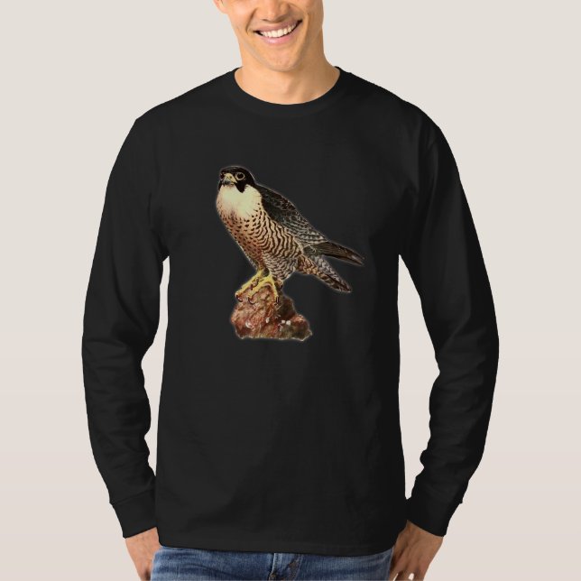 Kestrel Falcon Bird of Be Hawk Falconer T Shirt (Framsida)