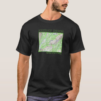 Kesugi Ridge Hiking Map Denali State Park Alaska S T Shirt