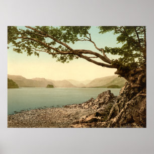 Keswick I, Derwentwater, Sjö District, England Poster