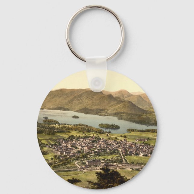 Keswick II, Derwentwater, Sjö District, England Nyckelring (Framsida)