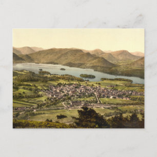 Keswick II, Derwentwater, Sjö District, England Vykort
