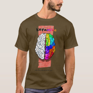 Ketamin Brain Funny Medicinska Tecknader T Shirt