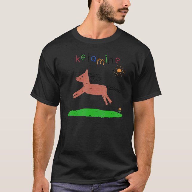 Ketamin Horse Akut T Shirt (Framsida)