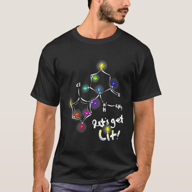 Ketamin Molecules T Shirt (Framsida)