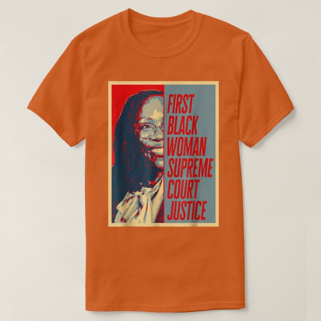 Ketanji Brown Jackson 1st Supreme Court Justice Bl T Shirt (Design framsida)
