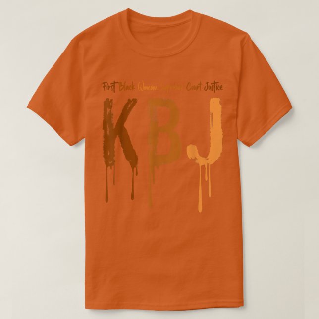 Ketanji Brown Jackson 1st Supreme Court Justice Bl T Shirt (Design framsida)