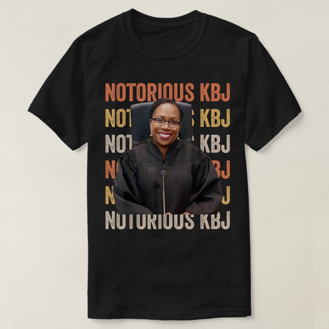 Ketanji Brown Jackson 1st Supreme Court Justice Bl T Shirt (Design framsida)