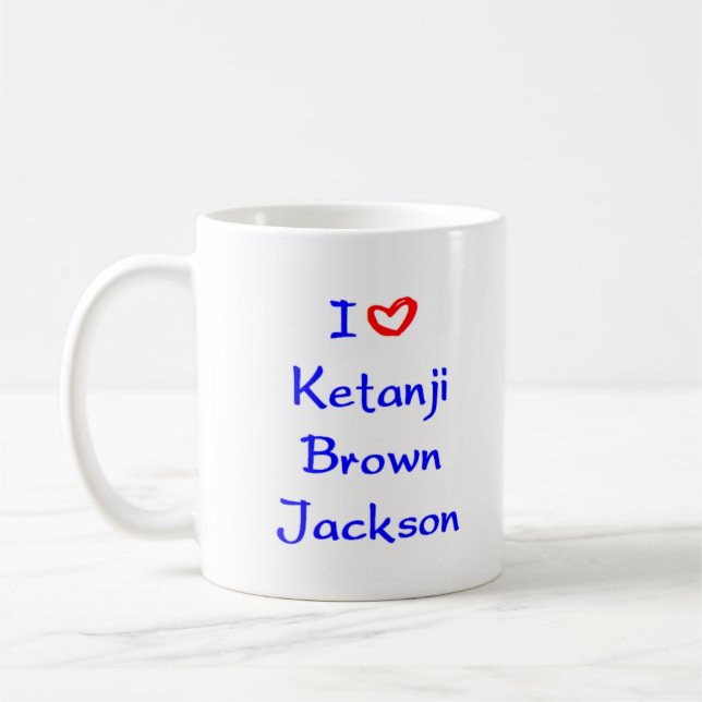 ketanji brun jackson-kaffe mugg (Vänster)