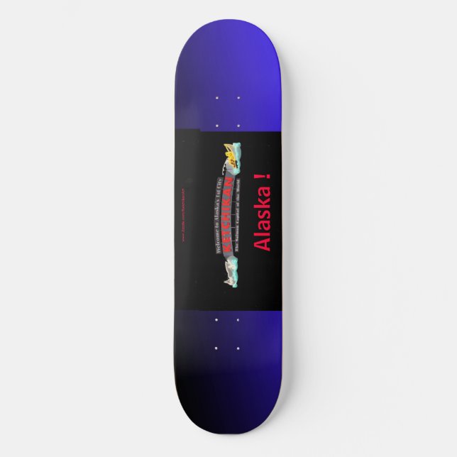 Ketchikan Alaska Skateboard (Framsida)