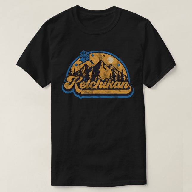 Ketchikan, Alaska T Shirt (Design framsida)