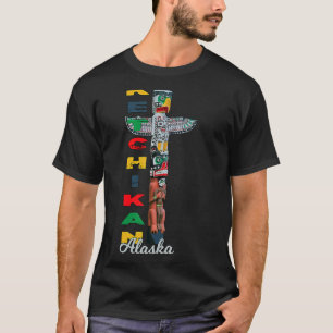 Ketchikan Alaska Totem Pole Native Souvenir Keepsa T Shirt