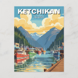 Ketchikan Alaska Travel Vykort