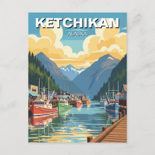 Ketchikan Alaska Travel Vykort