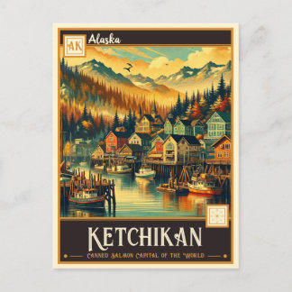 Ketchikan, Alaska | VINTAGE Vykort