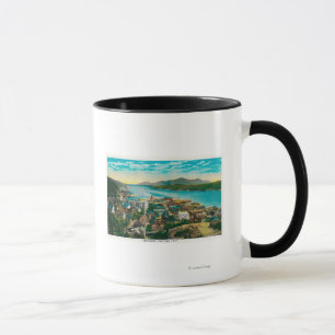 Ketchikan den Alaska townen beskådar - den först Mugg