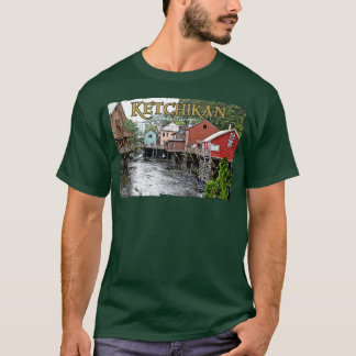 Ketchikan grundläggande mörk T-tröja Tee Shirt