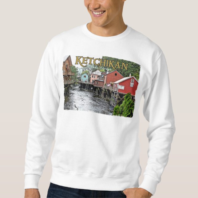 Ketchikan grundläggande tröja sweatshirt (Framsida)
