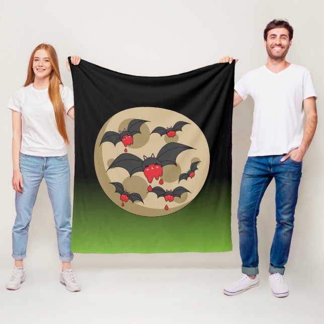 Ketchup Eater Vampire Fladdermöss Fleecefilt (På plats)