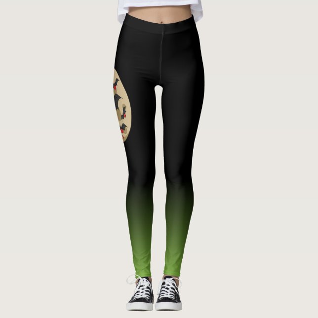 Ketchup Eater Vampire Fladdermöss Leggings (Framsida)