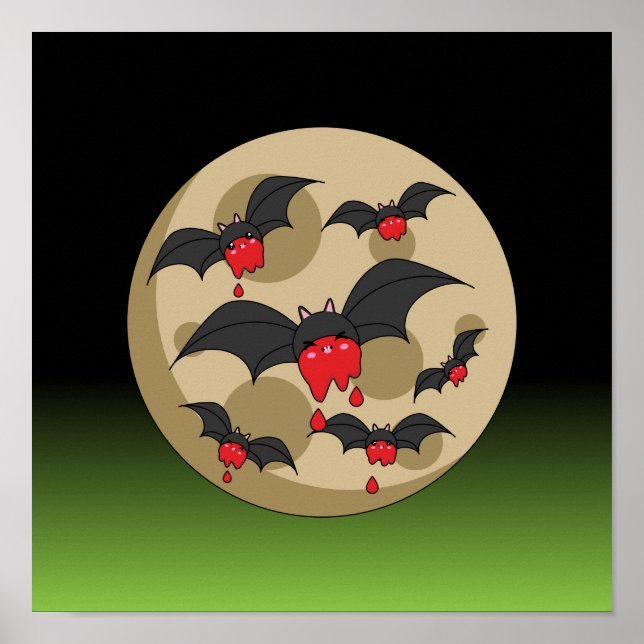 Ketchup Eater Vampire Fladdermöss Poster (Framsidan)