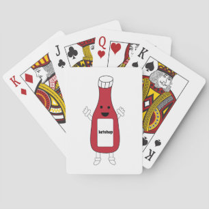 Ketchup Flaska Cute Personalize Casinokort