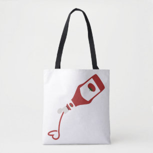 Ketchup Flaska Tygkasse