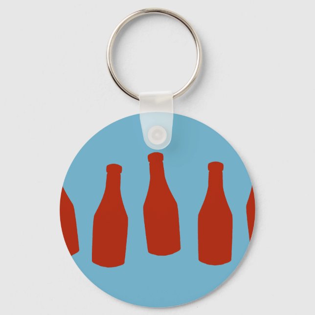 Ketchup Flaskor Nyckelring (Framsida)