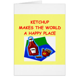 ketchup hälsningskort