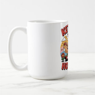 Ketchup Kärlek Hett Hundar - Lustigt Retro Tecknad Kaffemugg