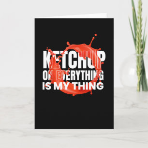 Ketchup på varenda såsksej BQ Kort