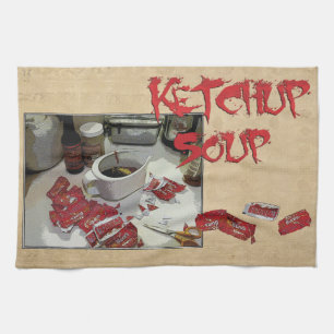 "Ketchupsoppa" dishtowel Kökshandduk
