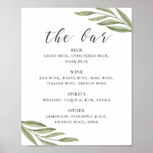 Ketigrafi av grönlövning bröllop pub