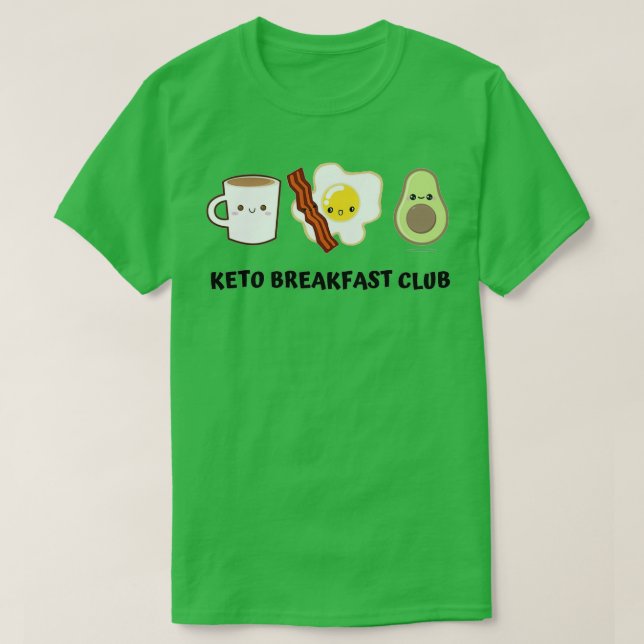 Keto Breakfast Klubb Cute T Shirt (Design framsida)