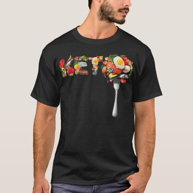 Keto Diet _2 T Shirt (Framsida)