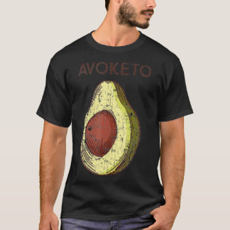 Keto Diet Avoketo Avocado Gift Mörk T Shirt