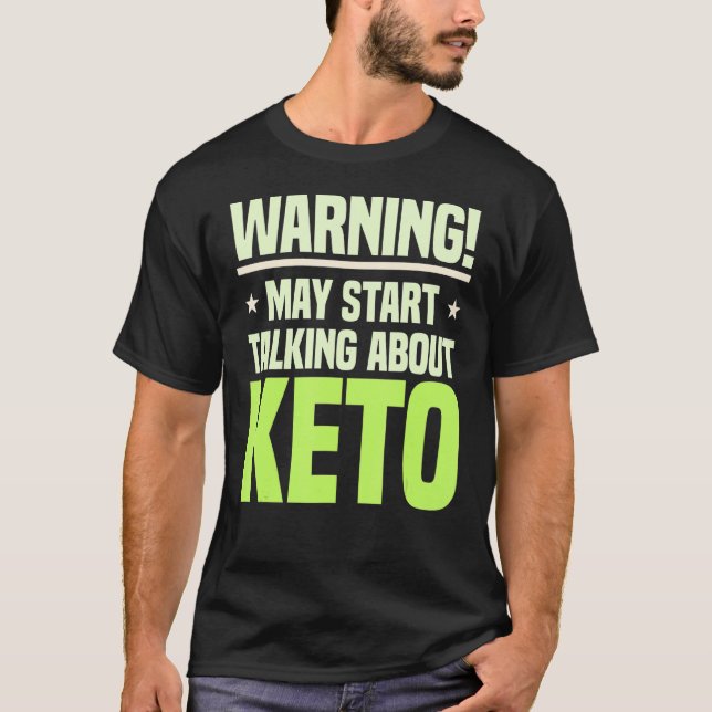Keto Diet Ketogen Ketosis Low Carb Dietitian Nöt T Shirt (Framsida)