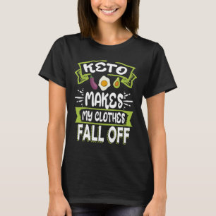Keto Diet Lågkarb Ketogen Ketosis Clothes Fall T Shirt
