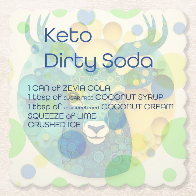 Keto Dirty Soda Underlägg (Framsida)
