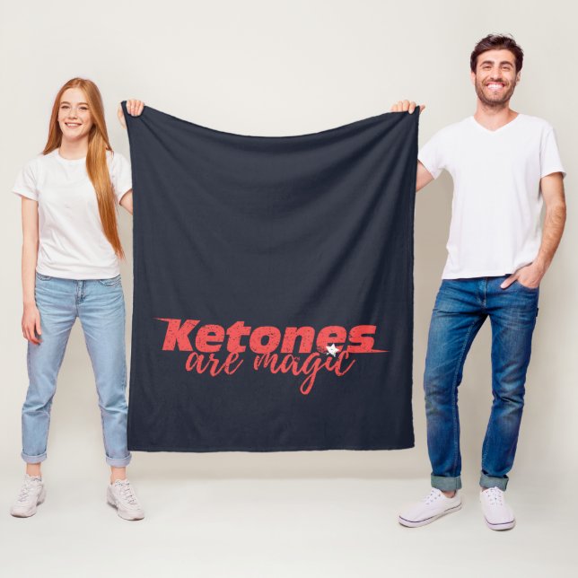 Keto Fitness Ketones är Magic Fleecefilt (På plats)
