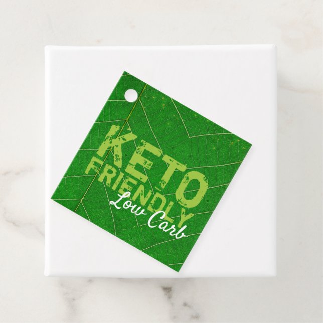 Keto Friendly Low Carb Gåvor Etiketter (På plats)