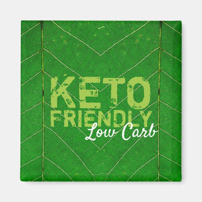 Keto Friendly Low Carb Magnet (Framsidan)