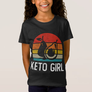 Keto Girl, Funny Ketogen Diet Avocado Fruit Kärlek T Shirt