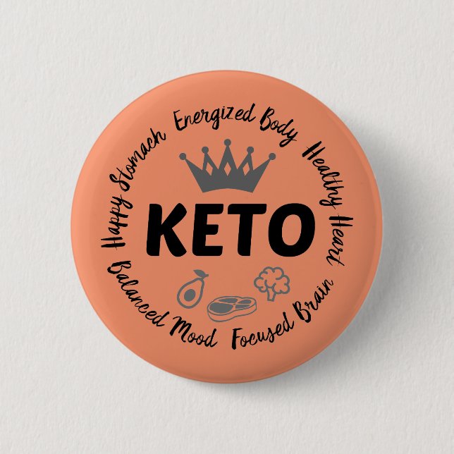 Keto gynnar emblemen knapp (Framsida)