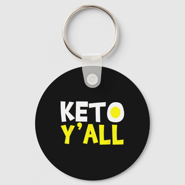Keto Ketogen Diet Bodybuilding Tee Gift Nyckelring (Framsida)