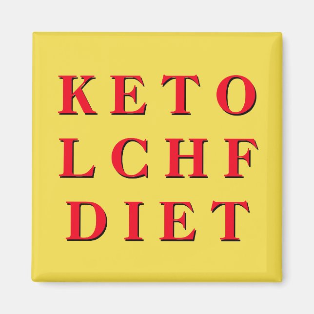 KETO LCHF DIET MAGNET (Framsidan)