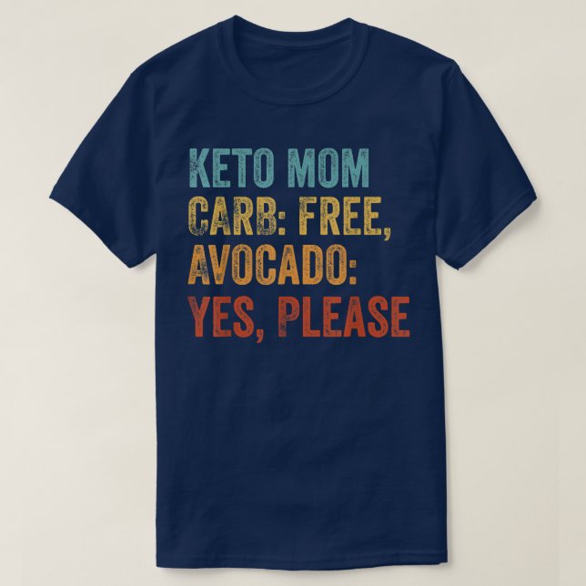 Keto mamma t shirt (Design framsida)