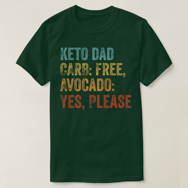 Keto pappa t shirt (Design framsida)