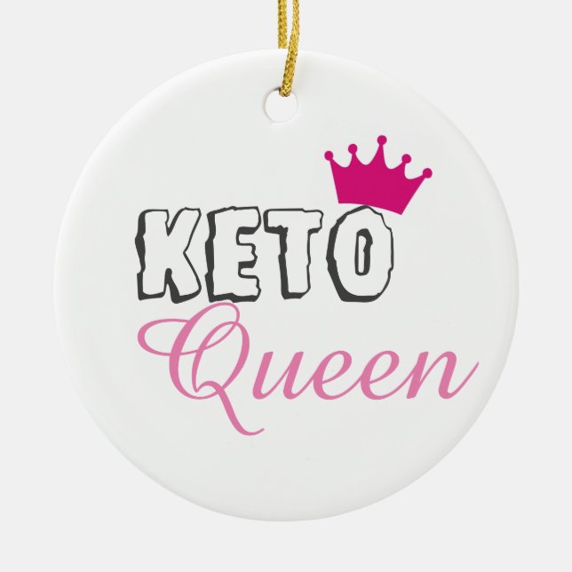 Keto Queen Julgransprydnad Keramik (Framsidan)