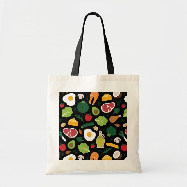 Keto Tote Bag Tygkasse (Framsidan)